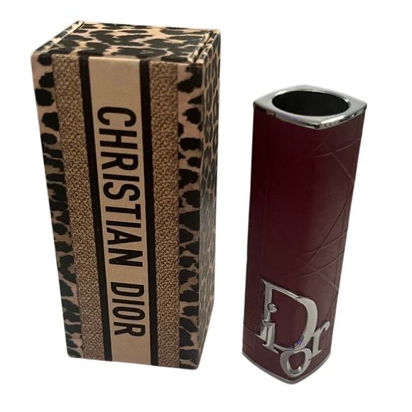 Dior Other - Brand New Dior Cheeta Lipstick box and Red Dior Lipstick Cover